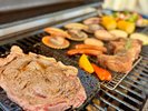 【お手軽BBQ体験】食材はスタッフが準備・片付けをするので、お客様は調理を気軽に楽しめます♪