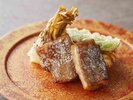 【土地の恵み会席】秋(2026年9月〜11月)揚物 太刀魚変わり揚げ 他
