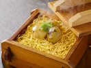 【土地の恵み会席】秋(2026年9月〜11月)御飯 栗せいろ蒸し