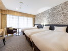 【客室】トリプルルーム25.4u(ベッド幅90p×3台)