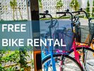 【無料レンタサイクル】周辺散策に便利な自転車を無料で貸出中。