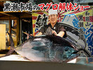 《周辺施設》黒潮市場【ホテルより徒歩3分】迫力あるマグロ解体ショー!