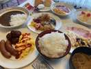 朝食バイキング