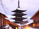冬の京都の様子