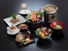 冬の温もりを感じる会席コース(一例)