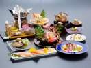 冬の温もりを感じる最上級会席コース(一例)