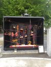 南陽の菊まつり宮内会場のフラワーアレンジメント