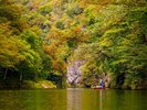【周辺観光】「猊鼻渓」紅葉の見頃は、例年10月下旬〜11月上旬です。