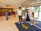 開放感のあるエントランス