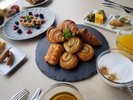 和洋食ビュッフェ朝食の一例