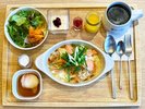 【朝食】九条ネギと炙りサーモンの和風ドリアセット ※イメージ