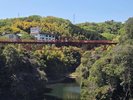 信貴大橋から見える信貴山観光ホテル