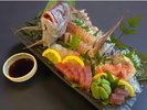 鯛と鮪の姿造り(2名盛り一例)