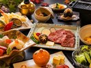 サーロイン牛鉄板焼き会席一例