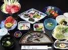 料理長お勧め山梨県産食材を使った特選料理 昔から伝わる甲州の料理を心を込めてご用意します