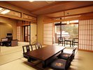 露天風呂付客室「名月の間」(11.5畳+10畳+洋室)自然に心開放されるひとときをどうぞ