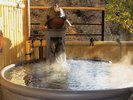 「石楠花の間」部屋付き露天風呂(源泉かけ流し)極上の名湯を独り占めできる露天風呂です
