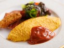朝食メインメニュー:オムレツ