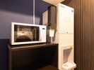 電子レンジ・製氷機は2Fにございます。