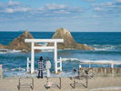 【桜井二見ケ浦】糸島市にある県の名勝「二見ヶ浦」。ドライブコースとして人気※写真提供:福岡県観光連盟