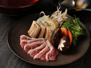 【夕食】う鴨鍋(イメージ)