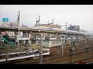 鉄道マニア向け:別館3階より撮影。在来線は見下ろし、新幹線は見上げる角度で写せます。
