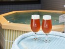 Private SPA&SAUNA Uにてクラフトビールで乾杯