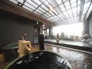 【女性大浴場◆壺風呂】温度42℃〜43℃自家源泉黒湯
