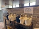 女性大浴場 シャンプーバー