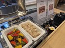 【朝食】麻婆茄子・焼売