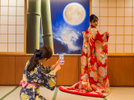 【姫宿写真館】打ち掛けの体験もできます。