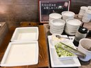 朝食レストラン 手作り豆腐 そのままでも、薬味をかけても美味しいですよ♪
