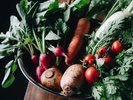 朝食には豊富な地域野菜を使用しています
