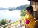 客室から久美浜湾を望む