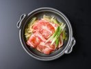 【朝食】日替わり陶板「三重県産豚肉の生姜焼き」