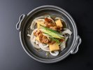 【朝食】日替わり陶板「肉豆腐」
