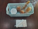 お部屋にお持ちいただくときは、このカゴをお使いくださいませ。