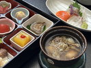 【料理グレードUPプラン】メインを『山形牛すき焼』『山形牛しゃぶしゃぶ』『海鮮鍋』からお選び頂けます