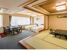 【特別和洋室】広い洋室+和室10畳★マッサージチェア付★