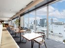 ◆シェアラウンジ|最上階から見渡すシティービューをお楽しみください