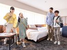 ◆客室紹介|最大4名様まで宿泊可(ファミリールーム、デラックスファミリー)