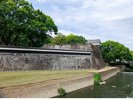 熊本城 石垣と堀(坪井川)