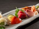 【一品料理】お造り五点盛り