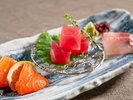 【季節の会席】秋(2026年9月〜11月)お造り 3種(鮪・〆サーモン・他)