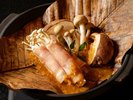 *【ご夕食一例/棒葉味噌】味噌の芳醇な香りが広がる、山里ならではの味覚をご堪能ください