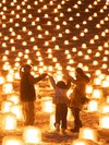 【施設周辺】冬季イベント/ミニかまくらの暖かい光は幻想的※2月初旬に終了