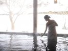 【露天風呂/イメージ】雪見露天は冬季の風物詩