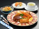 【ご夕食:洋食/一例】ご当地グルメなど素材にこだわりおもてなし