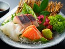 【夕食】一例 お造り