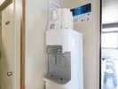 男性用脱衣所ウォーターサーバ―